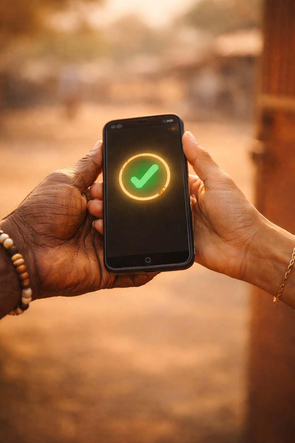 Mobile verification on Garabaly app